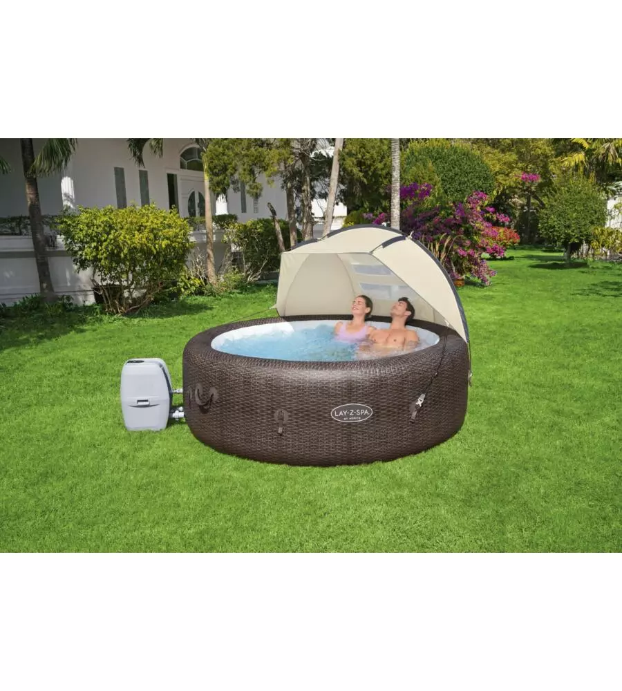 Tettuccio parasole per piscina spa "lay-z-spa", 183x94x109 cm - bestway 60304